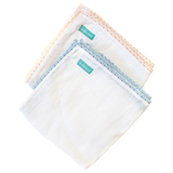 Muslin cotton blanket duo pack - Blue & Beige