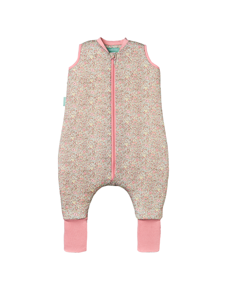 Sacco nanna con piedini e calzini antiscivolo - Pastel Floral - TOG 2.5