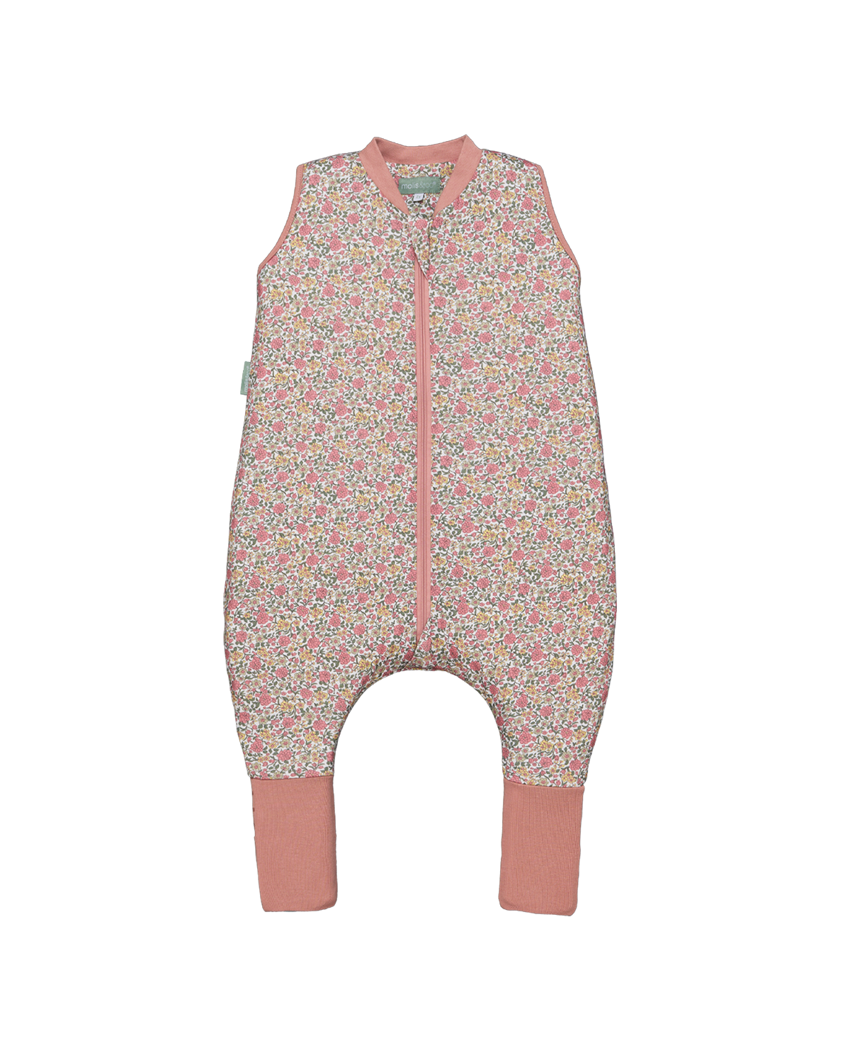 Schlafsack mit Füssen und rutschfesten Socken- Peony - TOG 1