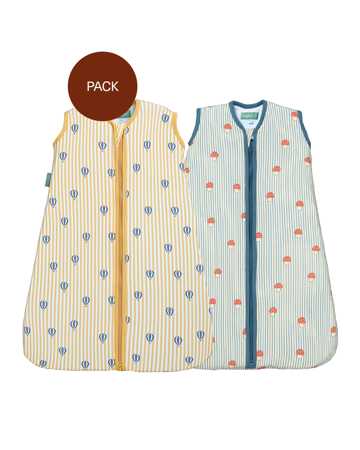 Pack Sacos de Dormir Balloons TOG 0.5 & Mushrooms TOG 1 (2 productos)