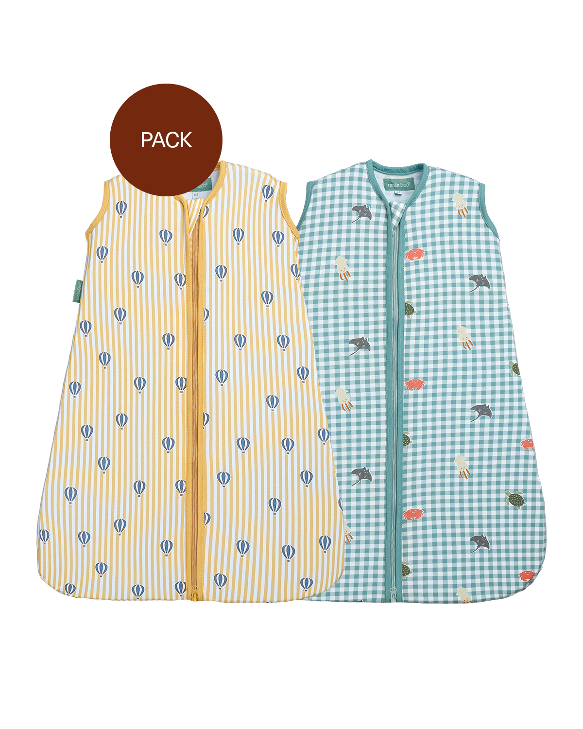 Pack Sacos de Dormir Balloons & Summer Sea TOG 0.5 (2 productos)
