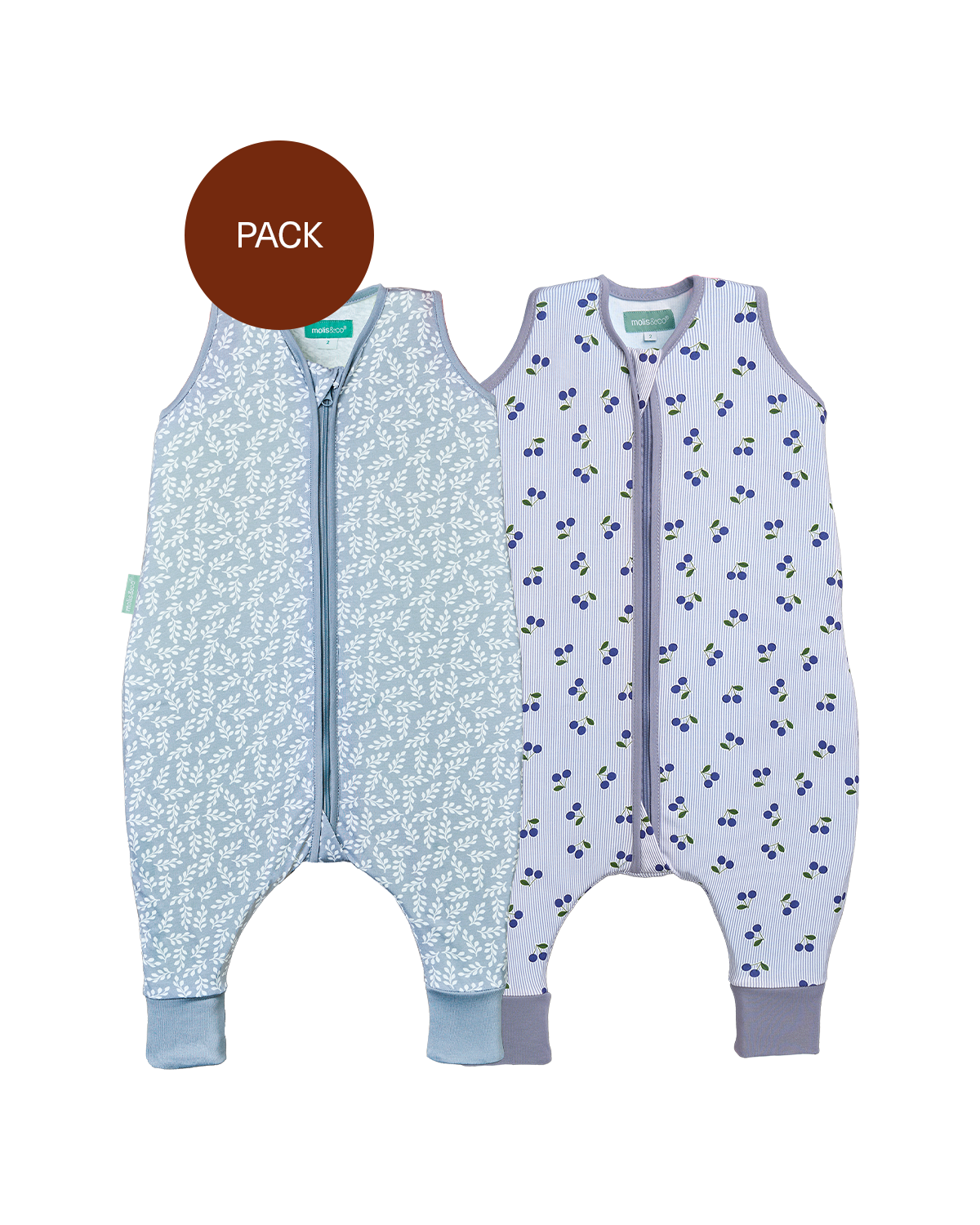 Brüder-Pack Blue Garden und Cherries TOG 0.5 (2 Artikel): 2 Schlafsäck