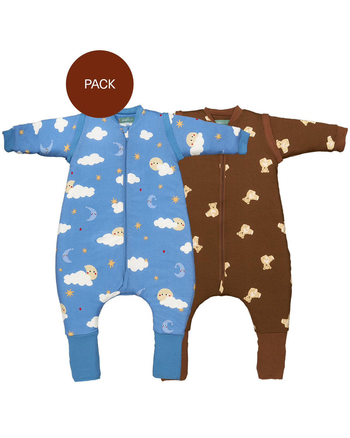 Pack hermanos Good Night & Teddy Mocca TOG 1 (2 productos)