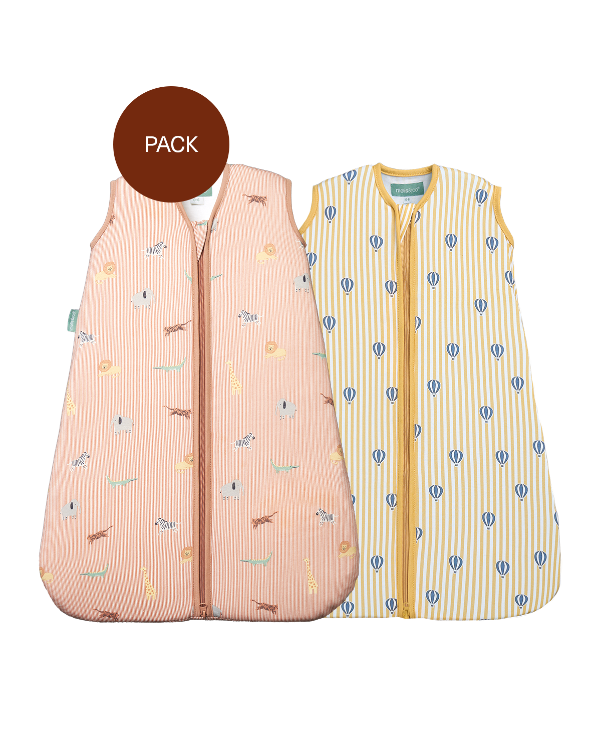 Baby Sleeping Bags Jungle TOG 1 & Balloons TOG 0.5 (2 pcs.)