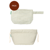 Set Kulturbeutel & Organizer Mint Tea (2 Artikel)