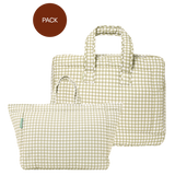 Set Reisetasche + Einkaufstasche Mint Tea (2 Artikel)