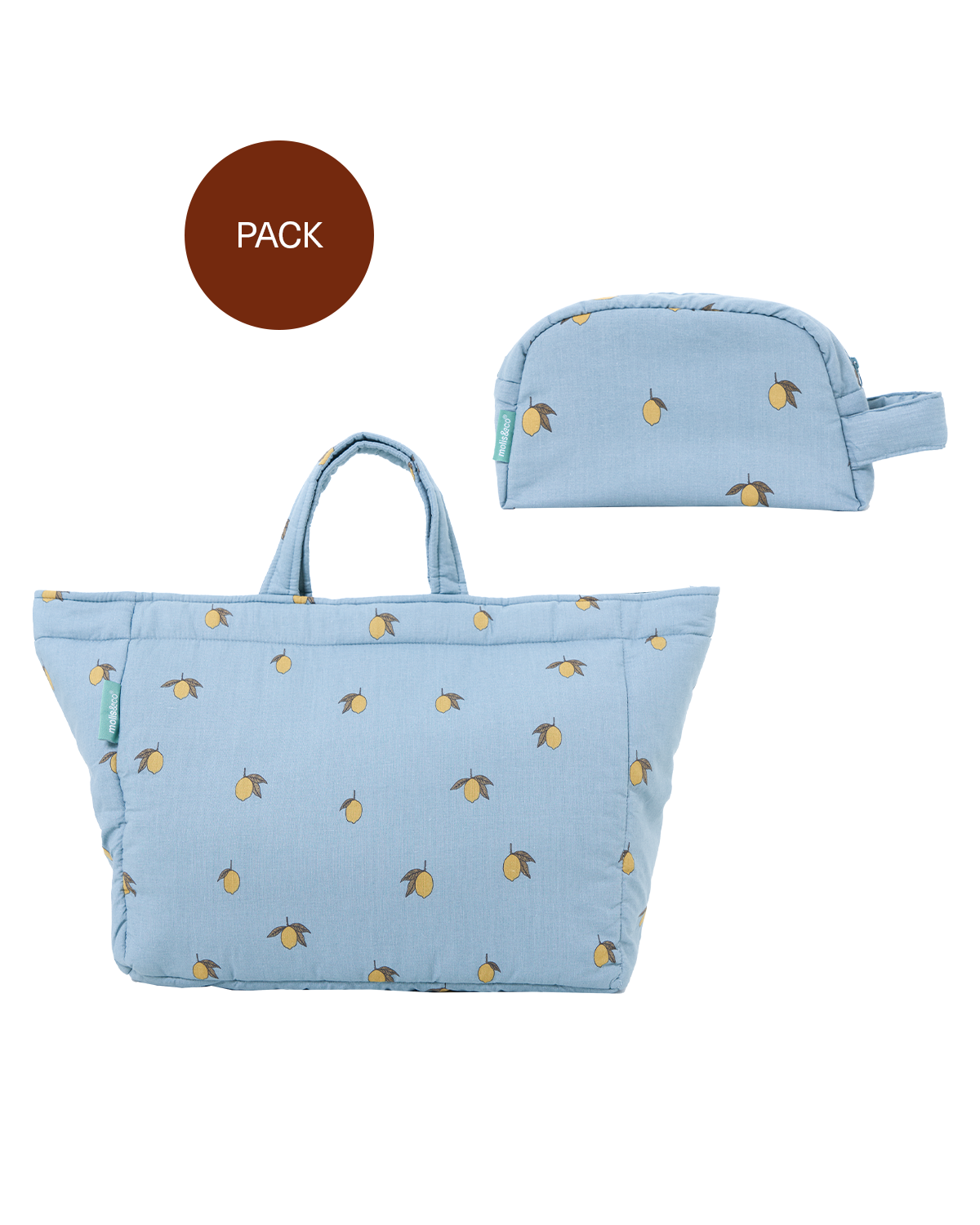 Pack Shopper bag & Neceser de viaje Colima (2 productos)