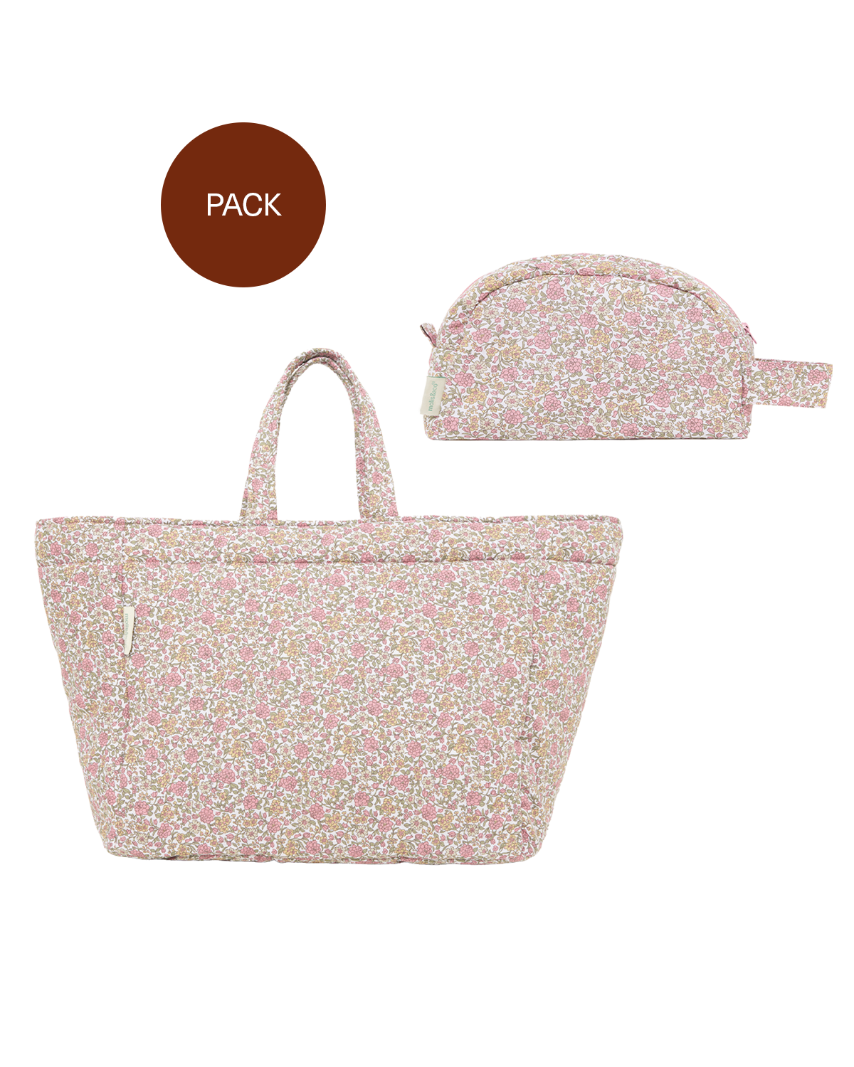 Pack Shopper bag & Neceser de viaje Peony (2 productos)