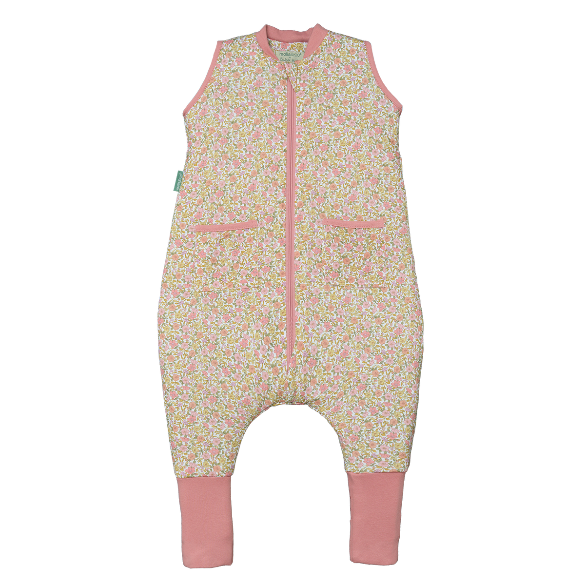 Sleeping jumpsuit with socks - Spring Garden - TOG 1