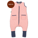 Sleeping jumpsuit with socks - Sailor orange - TOG 1