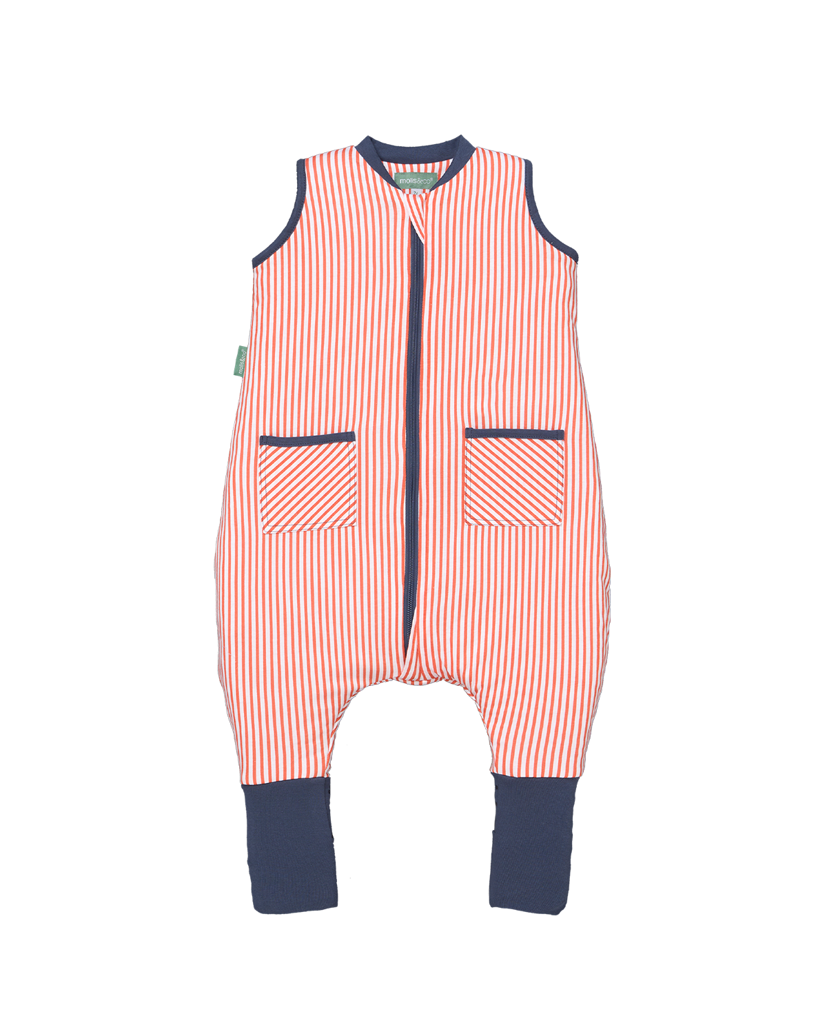 Gigoteuse à pieds avec chaussettes antidérapantes - Sailor Orange - TOG 1