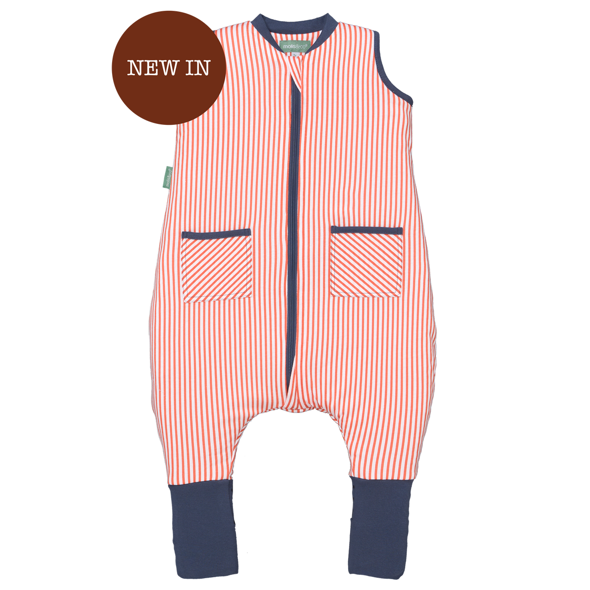 Pijama manta con calcetines antideslizantes - Sailor orange - TOG 1