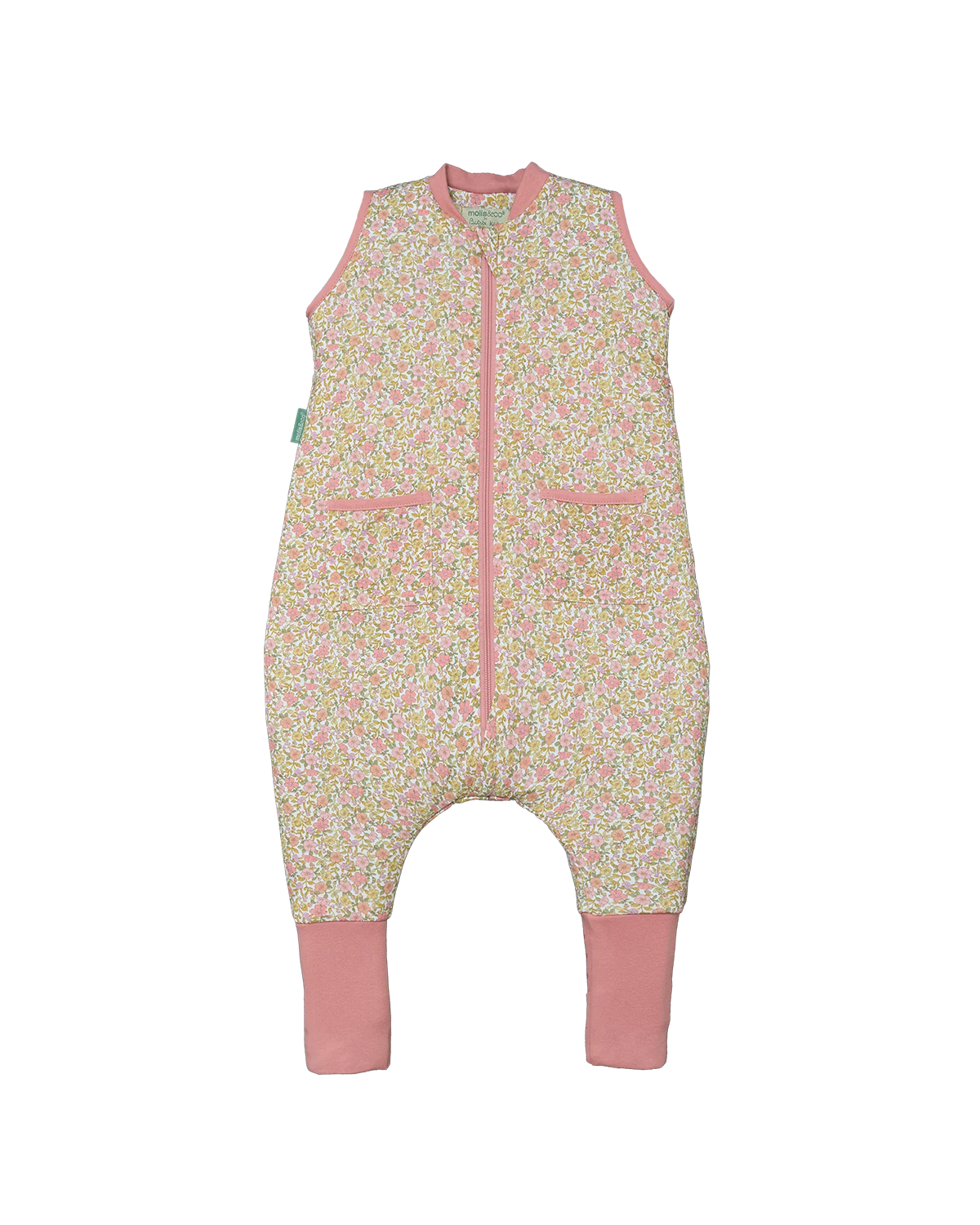 Sleeping jumpsuit with socks - Spring Garden - TOG 1