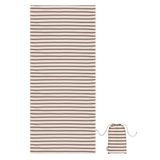 Mikrofaserhandtücher – Cream & Brown Stripes