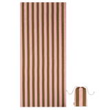 Mikrofaserhandtücher –  Khaki & Rose Stripes