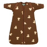 Babyschlafsack mit ärmeln – Teddy mocca - TOG 1