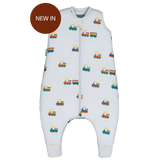 Sleeping jumpsuit - Tiny Trains - TOG 2.5