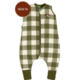 Sleeping jumpsuit with socks - Vichy Forest - TOG 2.5