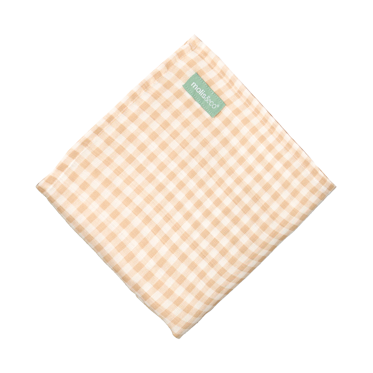 Manta de muselina de bambú - Vichy Sand