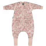 Sleeping jumpsuit with sleeves and socks - Winter Commelina - TOG 2.5