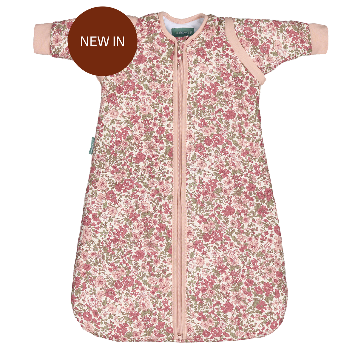 Baby sleeping bag with sleeves - Winter Commelina - TOG 2.5