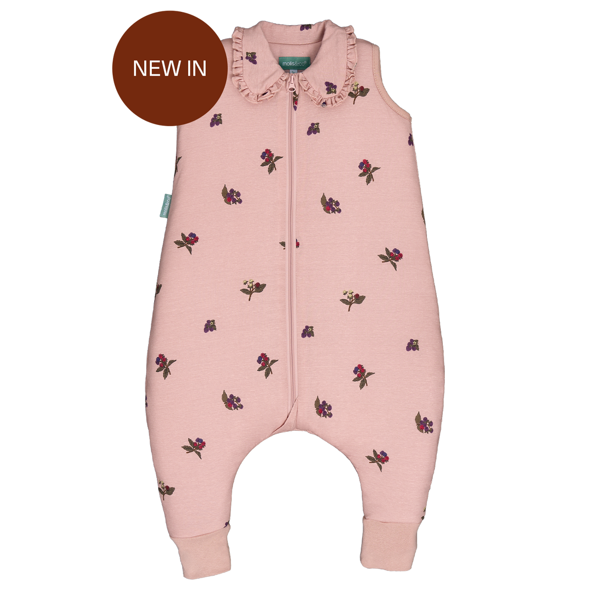 Sleeping jumpsuit - Winter Flowers - TOG 2.5