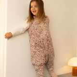 Sleeping jumpsuit with sleeves and socks - Winter Commelina - TOG 2.5