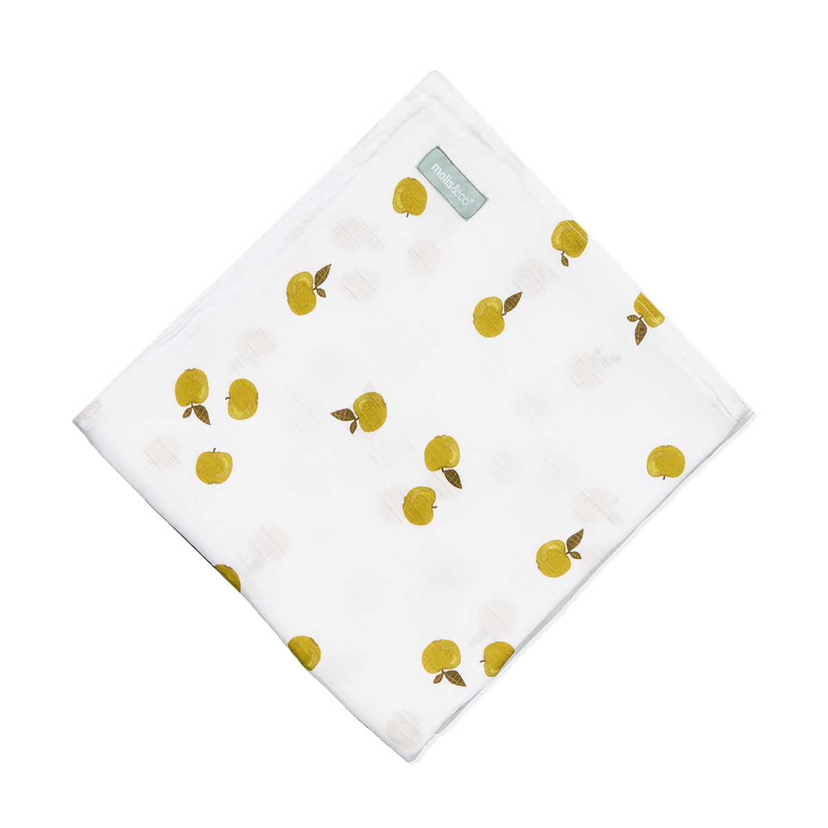 Coperta in mussola di bambù - Apples