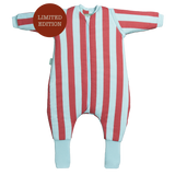 SLEEPING JUMPSUIT- MAGIC STRIPES - TOG 2.5 - WITH SOCKS AND SLEEVES