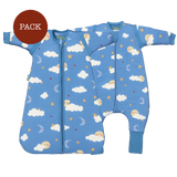 Brothers Pack Good Night (2 products): jumpsuit + baby sleeping bag TOG 1