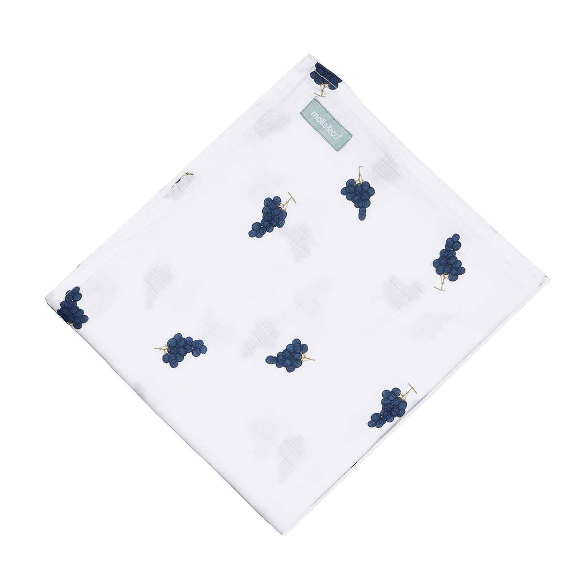 Coperta in mussola di bambu - Grapes