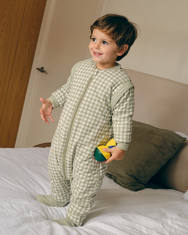 Pack Hermanos Mint Tea (2 productos): pijama manta + saco de dormir TOG 2.5