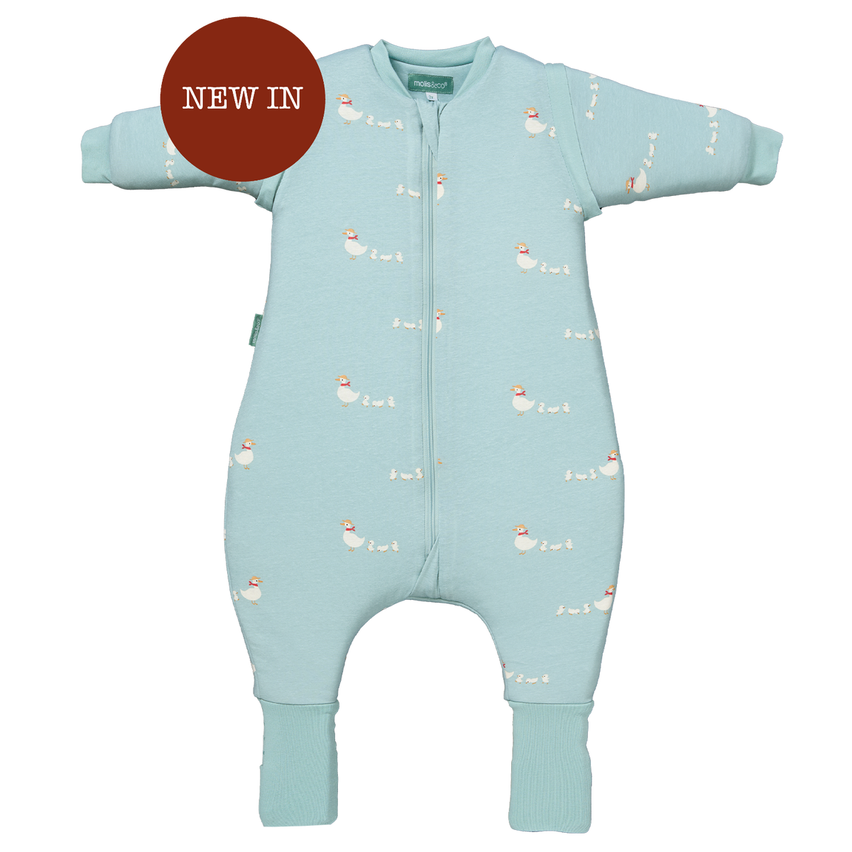 Pijama manta con mangas y calcetines antideslizantes - Duck Family - TOG 2.5