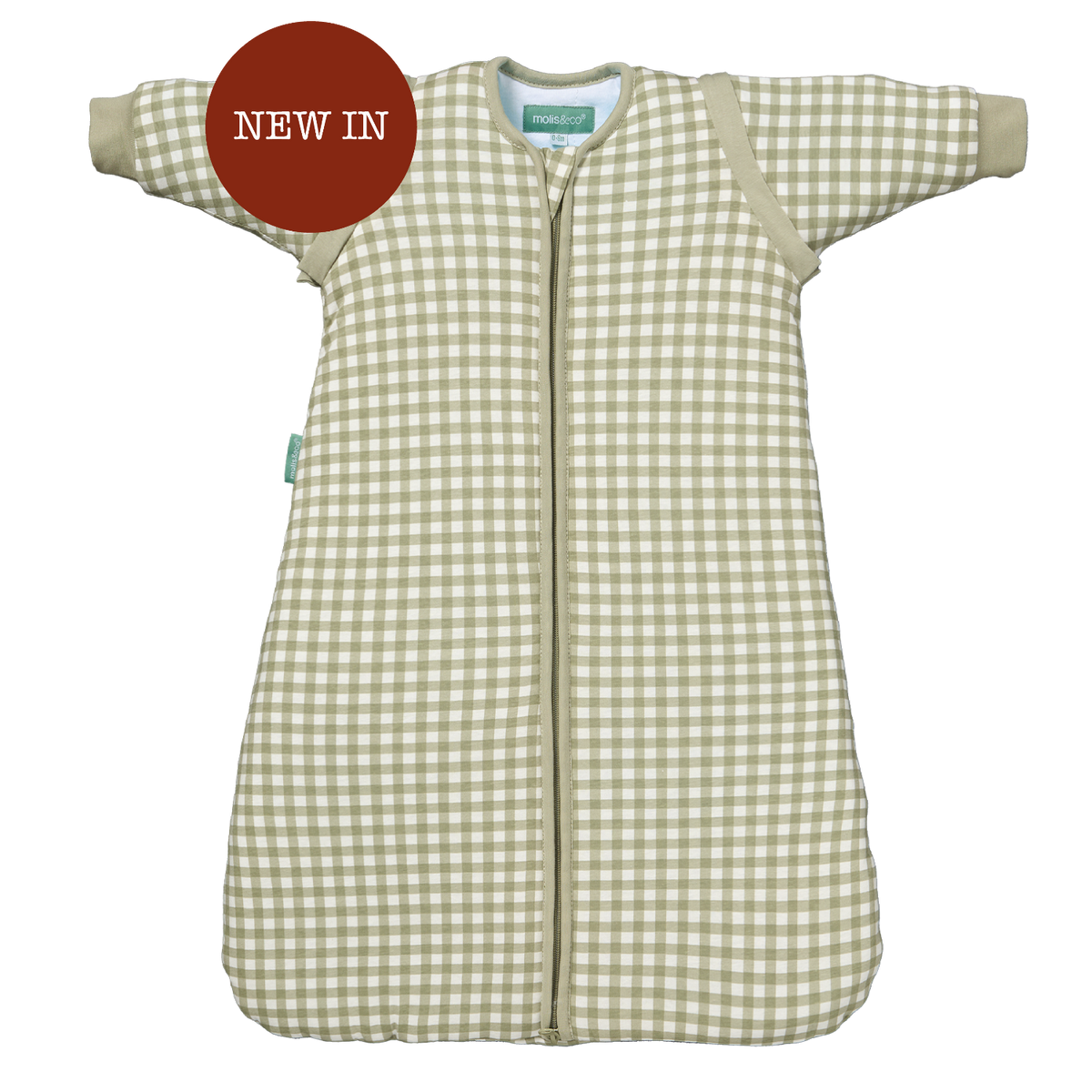 Saco de dormir bebé con mangas - Mint Tea - TOG 2.5