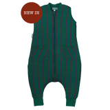 Sleeping jumpsuit with pockets - Forest Stripes - TOG 2.5
