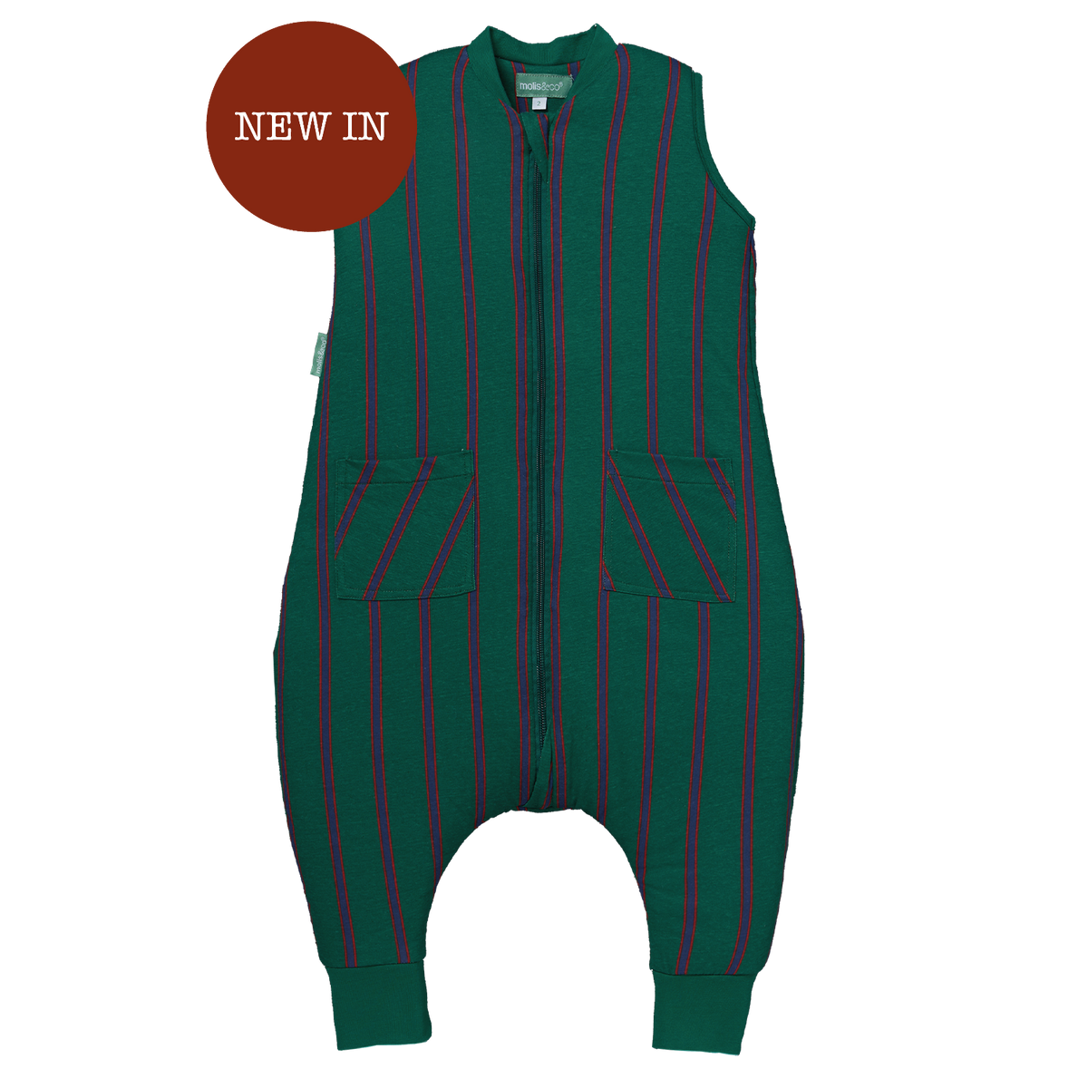 Pijama manta con bolsillos - Forest Stripes - TOG 2.5