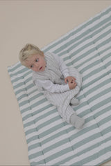 SLEEPING JUMPSUIT - DAWN STRIPES - TOG 1.0 - WITH SOCKS