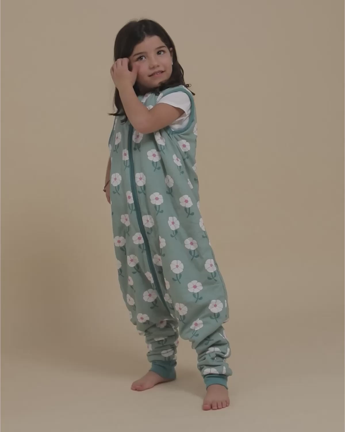 BABY BABY ユイチ・タケダ Sleeping jumpsuit - Sakura garden- TOG 1