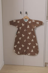 BABY SLEEPING BAG - TEDDY MOCCA - TOG 1