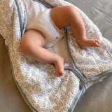 Baby sleeping bag - Cotton muslin - Zen Garden - TOG 2.5