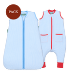 Brothers Pack Sailor Blue (2 products): jumpsuit + baby sleeping bag TOG 1