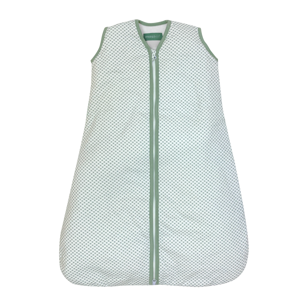 Sleeping bag for baby. Mid season season. Vichy Green model