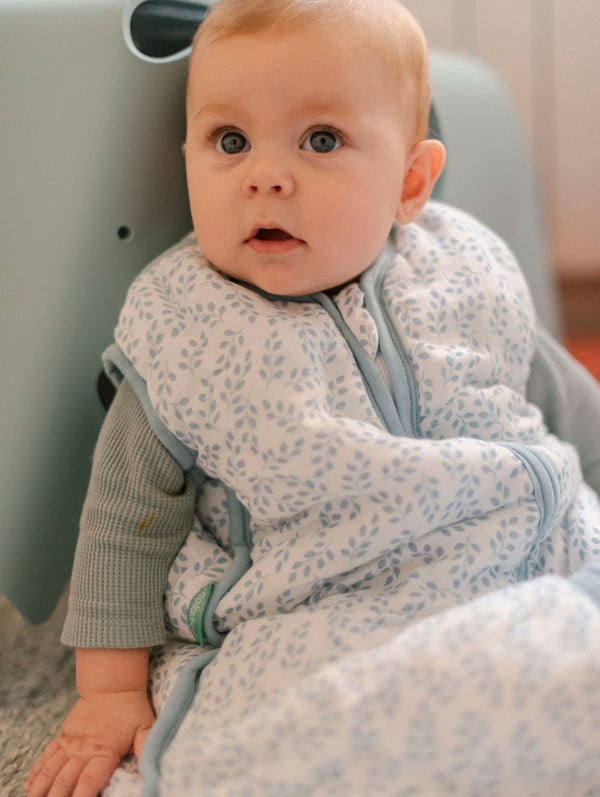 molis&co. Baby-Schlafsack. 2.5 TOG. Größe: 60 cm (0 Monate). Ideal für die  Übergangszeit und den Winter. Blue Garden. 100% Baumwolle (Oeko-TEX 100). :  : Baby
